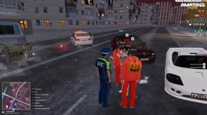 ЛОВИМ NONRP НАРУШИТЕЛЕЙ в ПАТРУЛЕ ДПС на АМАЗИНГ РП в GTA CRMP