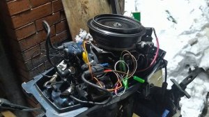 YAMAHA 8 hp .Ставим электронное зажигание, взамен контактов