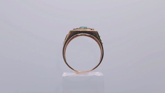 Золотое кольцо с бриллиантами 585° смотреть онлайн