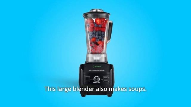 Cleanblend Commercial Blender - 64 Oz Countertop Blender 1800 Watt Review смотреть онлайн