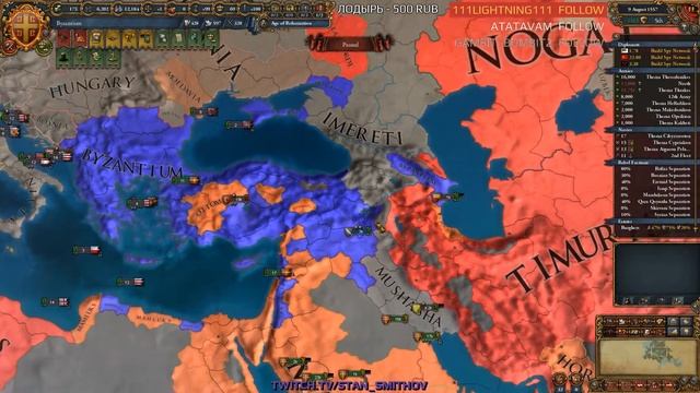 EU4 - Византия - 89 - Very Hard - (Mare Nostrum, Basileus, 1.28.3, Europa Universalis IV, Byzantium смотреть онлайн
