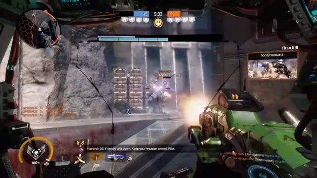 Titanfall 2 15-0 Titan Brawl (Monarch Gameplay) смотреть онлайн