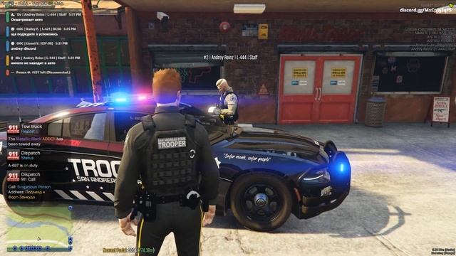 ЛУЧШИЙ FULL RP СЕРВЕР в GTA 5 - ПАТРУЛЬ в ОКРУГЕ! смотреть онлайн