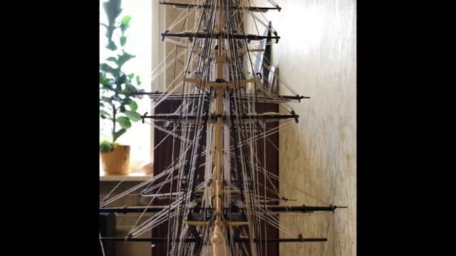 Модель парусного корабля «Двенадцать Апостолов» 1:100. смотреть онлайн