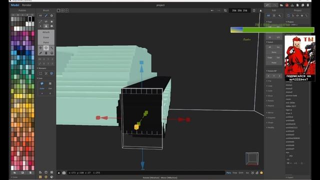 Танковый конструктор 2.0 в MagicaVoxel смотреть онлайн