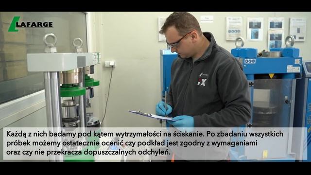 Jak badać wytrzymałość na ściskanie i zginanie normowych beleczek dla podkładów cementowych? смотреть онлайн