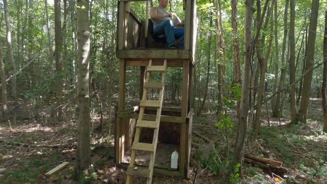 Getting two box blinds ready for DE Deer Season смотреть онлайн