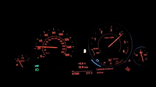 BMW F30 335d 0-60 Launch Control смотреть онлайн