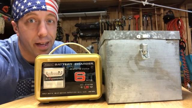 I Tested an Antique 60 Year-Old SEARS Battery Charger - Does It Still Work? смотреть онлайн