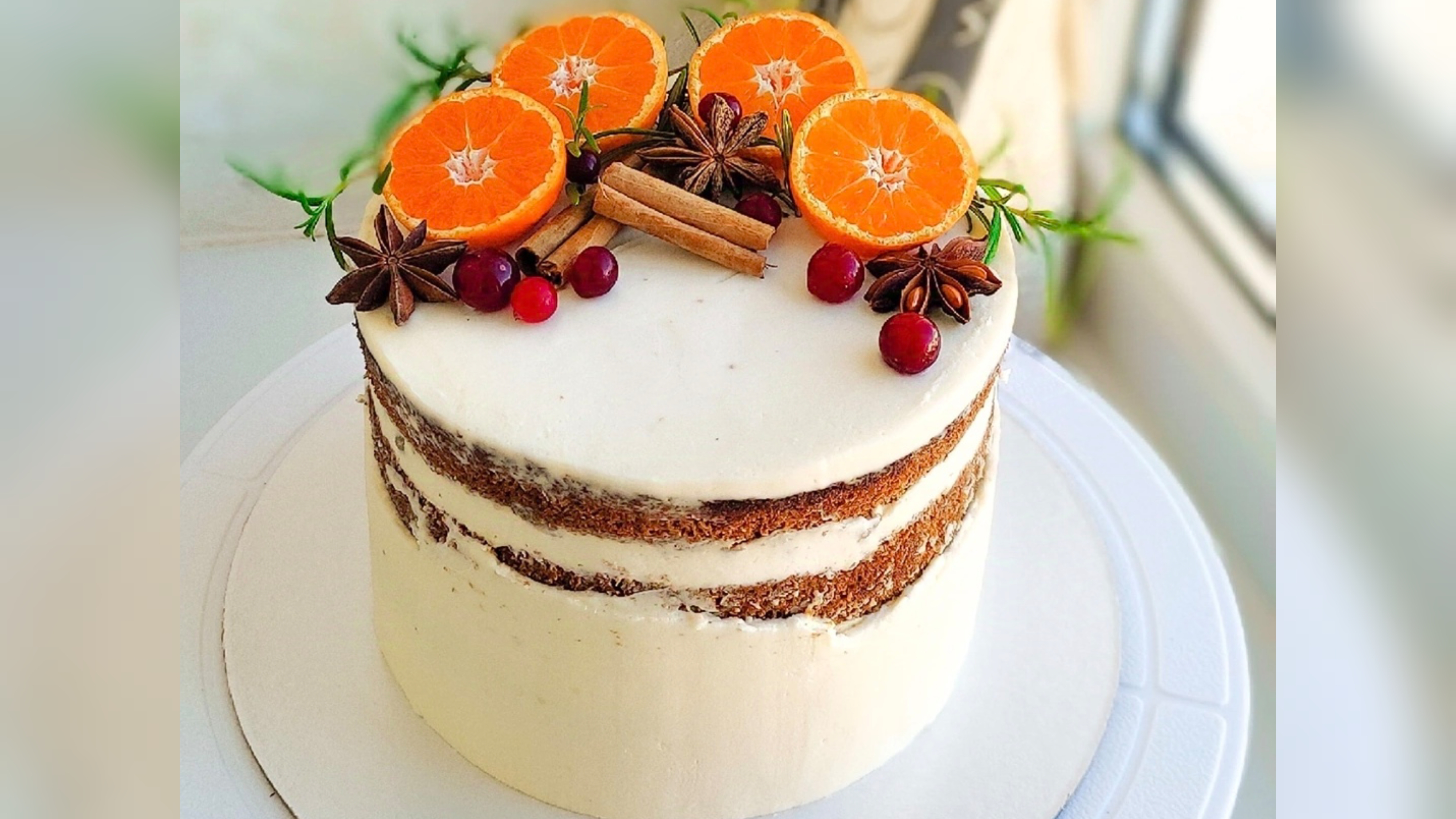 Медовый торт. Покрытие и декор.