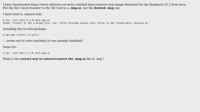 Raspberry Pi: How can I convert a .img.xz file to .img to transfer it to my SDCard? (4 Solutions!!) смотреть онлайн