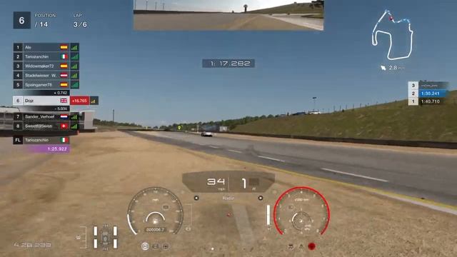 GT7 i cause carnage RAMs sorry Laguna Seca daily race B online sim fun action смотреть онлайн
