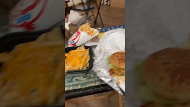 Nacho cheese burger and fries смотреть онлайн