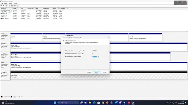 tworzenie nowej Partycji na nowym dysku na windowsie 11 смотреть онлайн