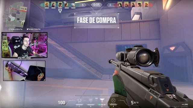 JUEGO A VALORANT POR PRIMERA VEZ CON THIAGO | Robleis