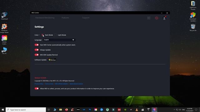 MSI Center Setup And User Guide For First Time Start - MSI Dragon Center
