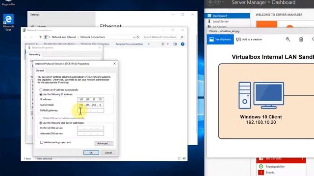 Setting Up Our Sandbox Internal LAN | Introduction to Windows Server 2016 Course смотреть онлайн