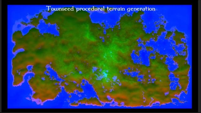 Townseed Procedural Map Generation Visualized смотреть онлайн