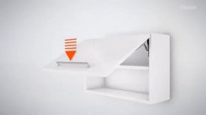 Монтаж системы плавного закрывания Blum HK S