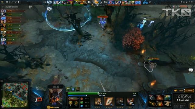 Cloud 9 vs Evil Geniuses Game 3 MLG TKO Dota 2 TobiWan & Capitalist смотреть онлайн