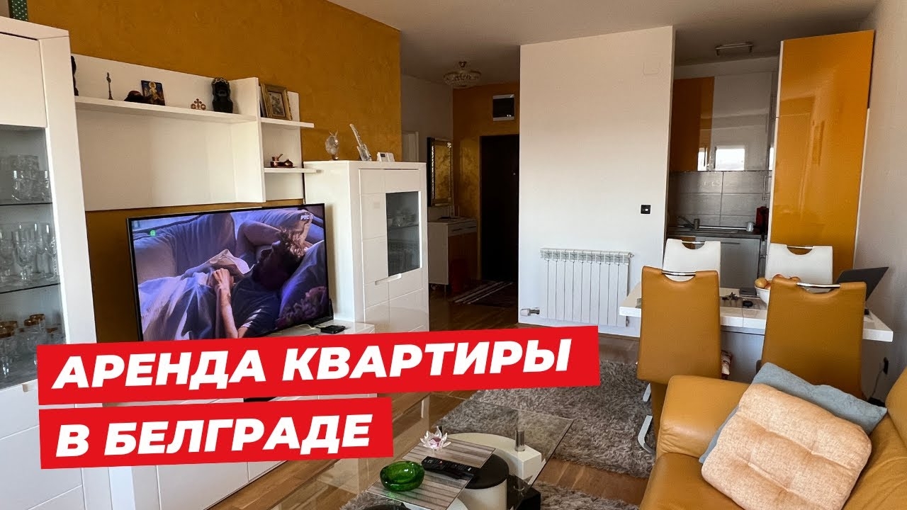 Современная 2-комнатная квартира в Белграде: 50 м² комфорта с новой мебелью и техникой.