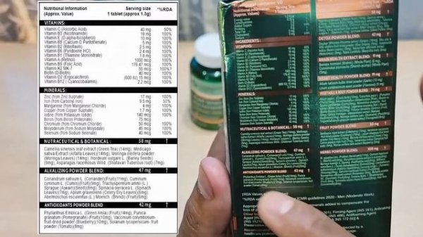 Carbamide Forte Plant Based Multivitamin || CF Multivitamin Review