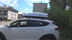 Установка релингов и автобокс на Hyundai Tucson 2019 г