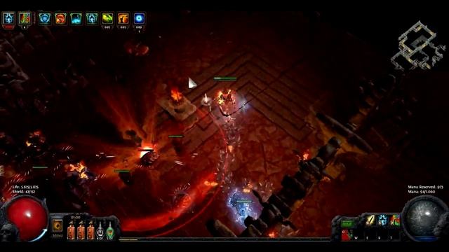 Path of Exile 2.3: QUAD WARCHIEF SCION ATZIRI - ONECLICK (DISABLE AUDIO) смотреть онлайн