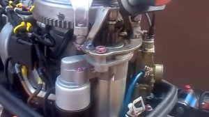 Эл.стартер от ВАЗ на лодочный мотор Нептун 23