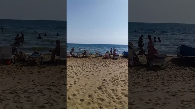 Анапа. Пляж Одиссея. 1.08.21. смотреть онлайн