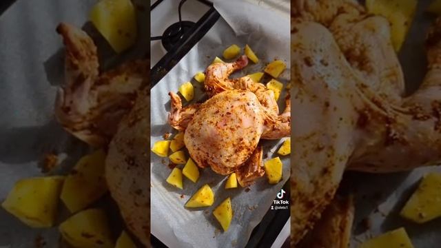 цыплёнок запечённый смотреть онлайн