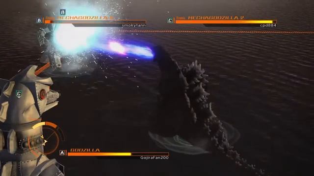 Godzilla:Online Battle Godzilla(Spiral Breath) vs 2 Mecha-Godzilla 2's смотреть онлайн