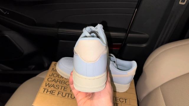 Nike Air Force 1 Low Light Armory Blue Recycled Wool shoes смотреть онлайн
