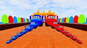 МУЛЬТИКИ ПРО МАШИНКИ ВЕСЁЛЫЕ ГРУЗОВИКИ СПУСКАЮТСЯ С ГОРКИ