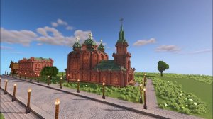 Православный храм в майнкрафте (Российская Империя)