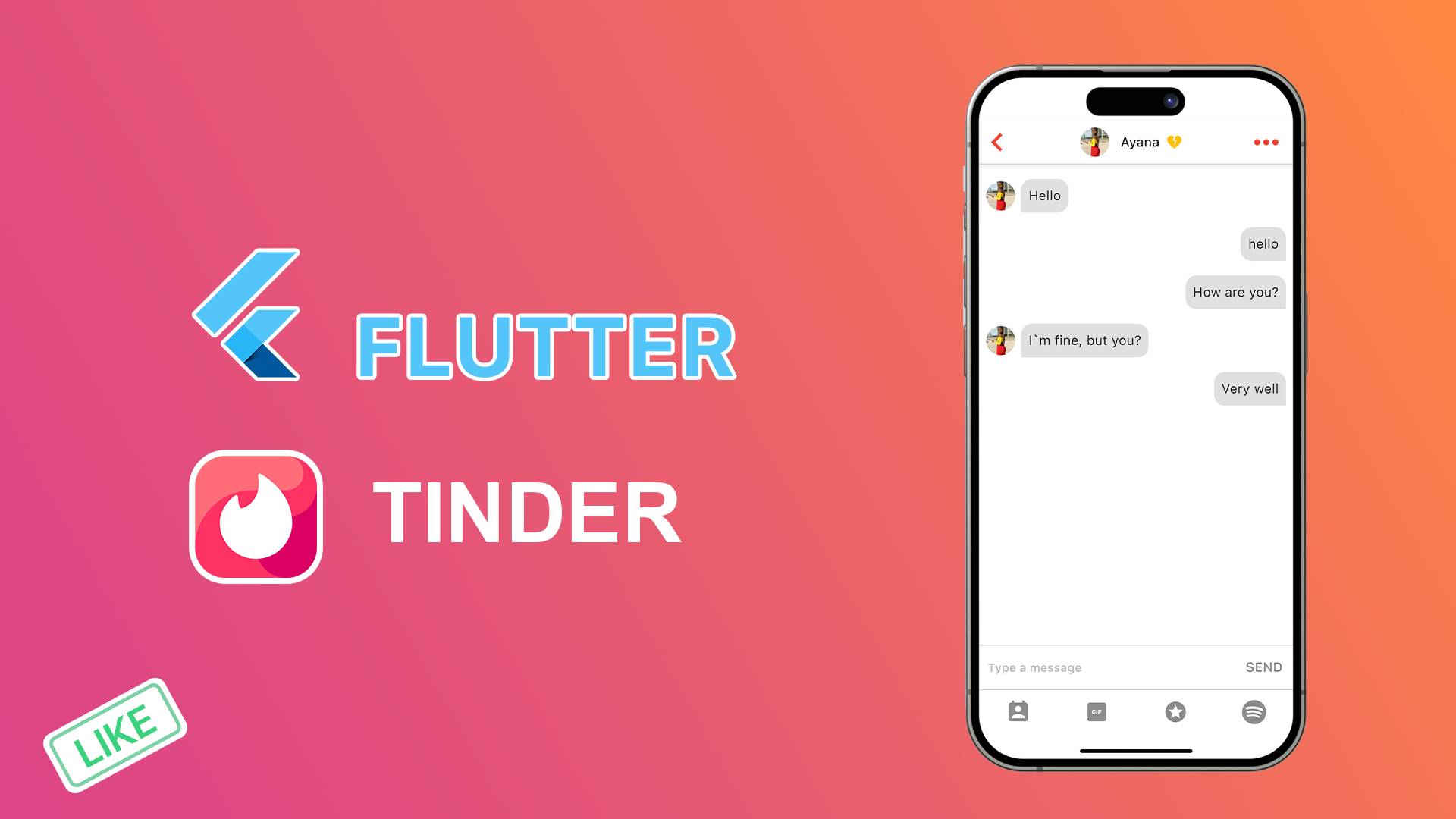 Flutter Tinder Clone - Building a Chat Screen смотреть онлайн
