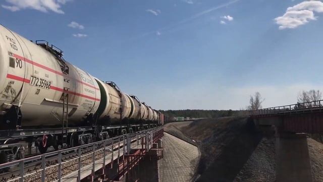 Прогулка по лесу #2 | Грузовые поезда | Природа России | РЖД