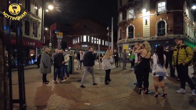 Candid Street Babes Wearing Shiny Leather Pants, Leather Skirts, & Leather Dress