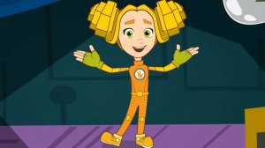 Фиксики раскраска Шпуля, Верта, Мася и Парус | Красочный мультфильм для детей