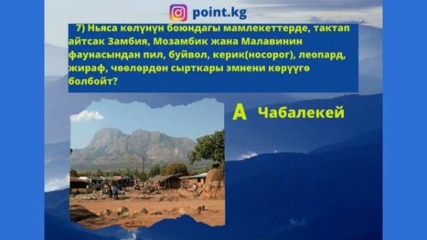 География боюнча онлайн-тест. Сен кимсиң? Тесттен билип ал!