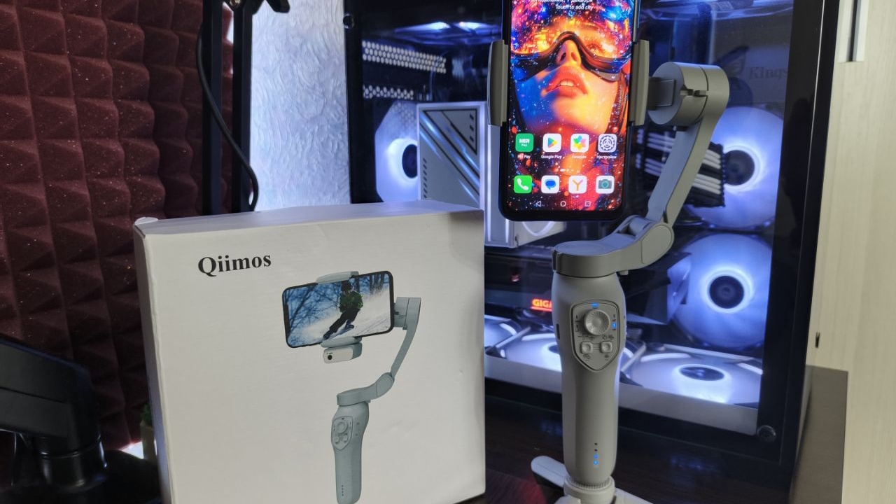 Стабилизатор для телефона Qiimos QL7C pro смотреть онлайн