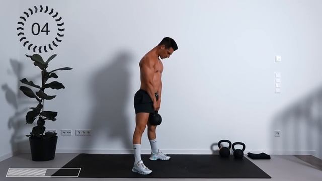 25 Min LEGS + ABS Kettlebell Workout _ No Repeat ( Strength & Muscle Endurance Workout )