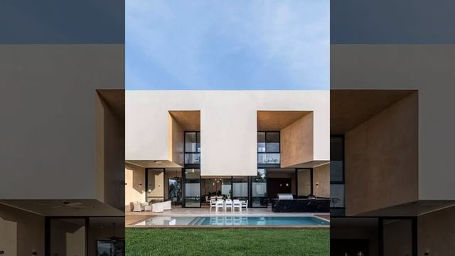 DESAIN RUMAH MODERN I Rumah Dengan Konsep Taman Dalam Dan Kolam Renang смотреть онлайн