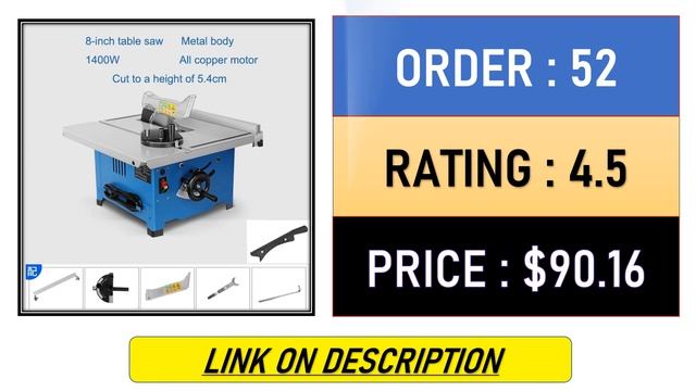 Top 10 Best Mini Table Saw in 2024 | Electric Desktop Saw смотреть онлайн