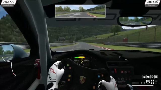 Race Room Porsche GT2 RS Clubsport Nordschleife Tourist 6.53 BTG смотреть онлайн