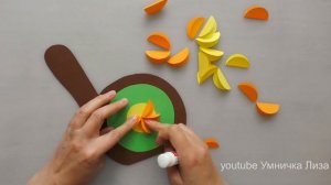 Улитка из кругов. Аппликация 1, 2 ,3 и 4 класс. Поделки из цветной бумаги своими руками.