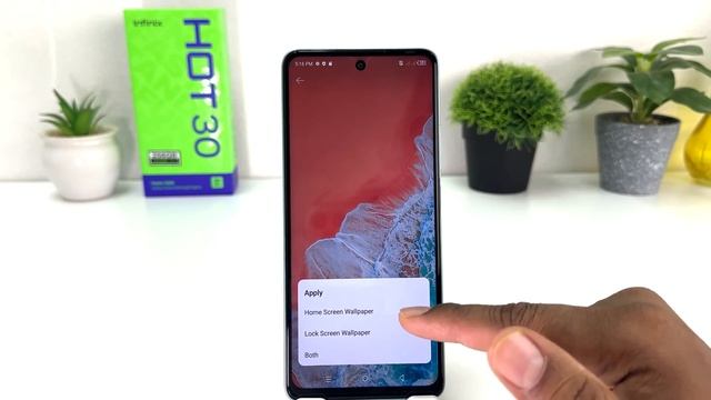 How to Change Wallpaper in Infinix Hot 30 - Home Screen Customization смотреть онлайн