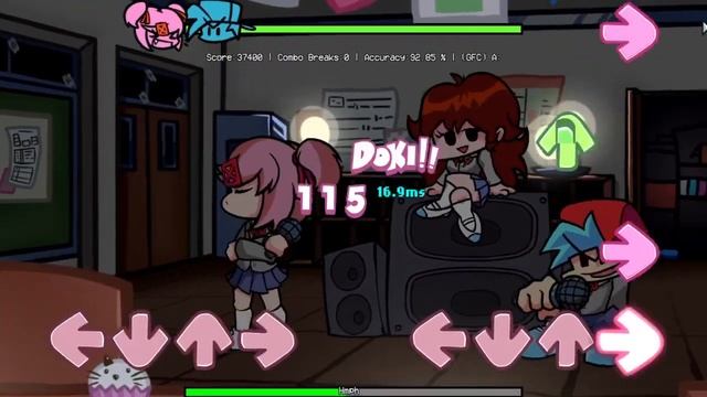 Hmph - FNF - Doki Doki Takeover смотреть онлайн