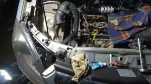 Как не нужно клеить бугель распредвала Опель Зафира 1.8i(Opel Zafira)