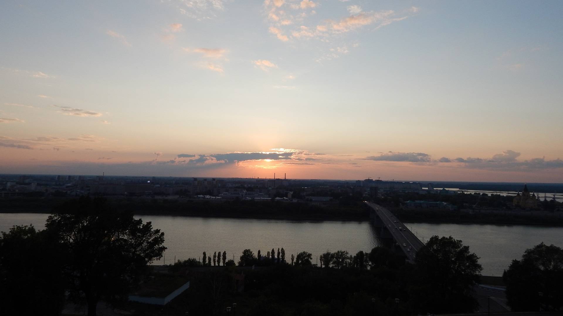 Ночные виды Нижнего Новгорода 4k смотреть онлайн